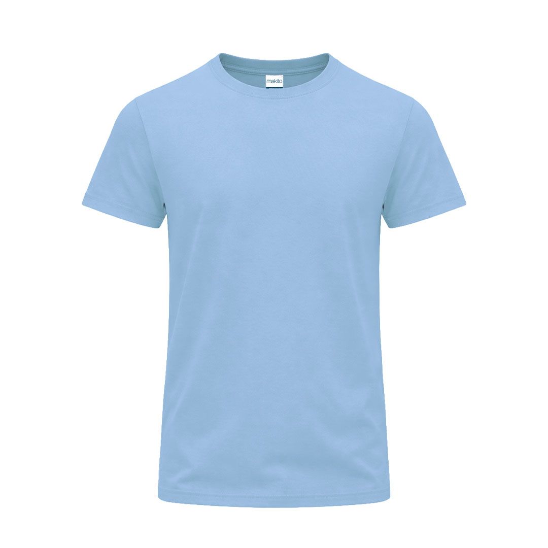 Camiseta azul claro lista para personalizar